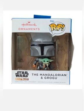 Hallmark Star Wars Mandalorian & Grogu Pop Holiday Ornament